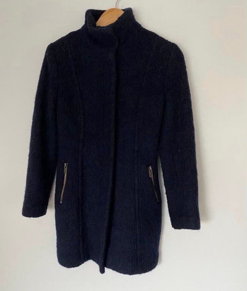 Nette H&M dames winterjas, xs, Kleding | Dames, Verzenden, Zo goed als nieuw, Maat 34 (XS) of kleiner, Blauw