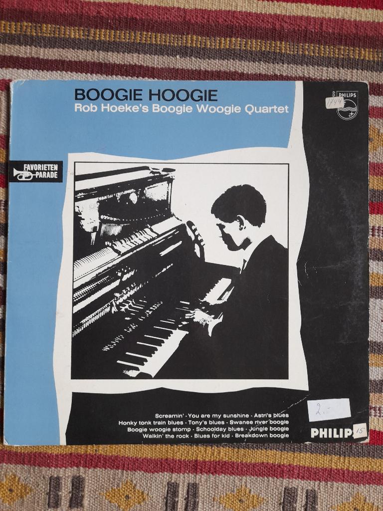 Rob Hoeke's Boogie Woegie Quartet- Boogie Hoogie lp, Ophalen of Verzenden, Gebruikt, 12 inch, Poprock