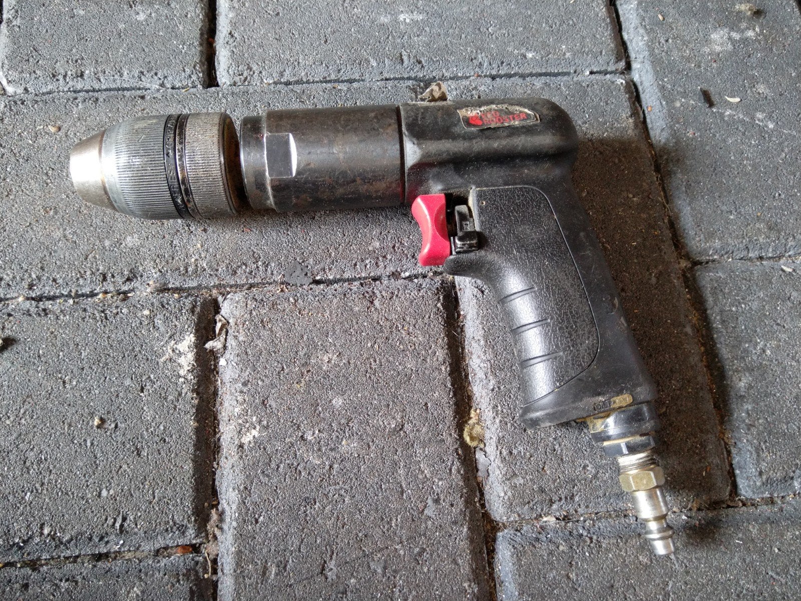 Pneumatische boormachine met snelspan boorkop tot 13mm, Ophalen of Verzenden, Gebruikt