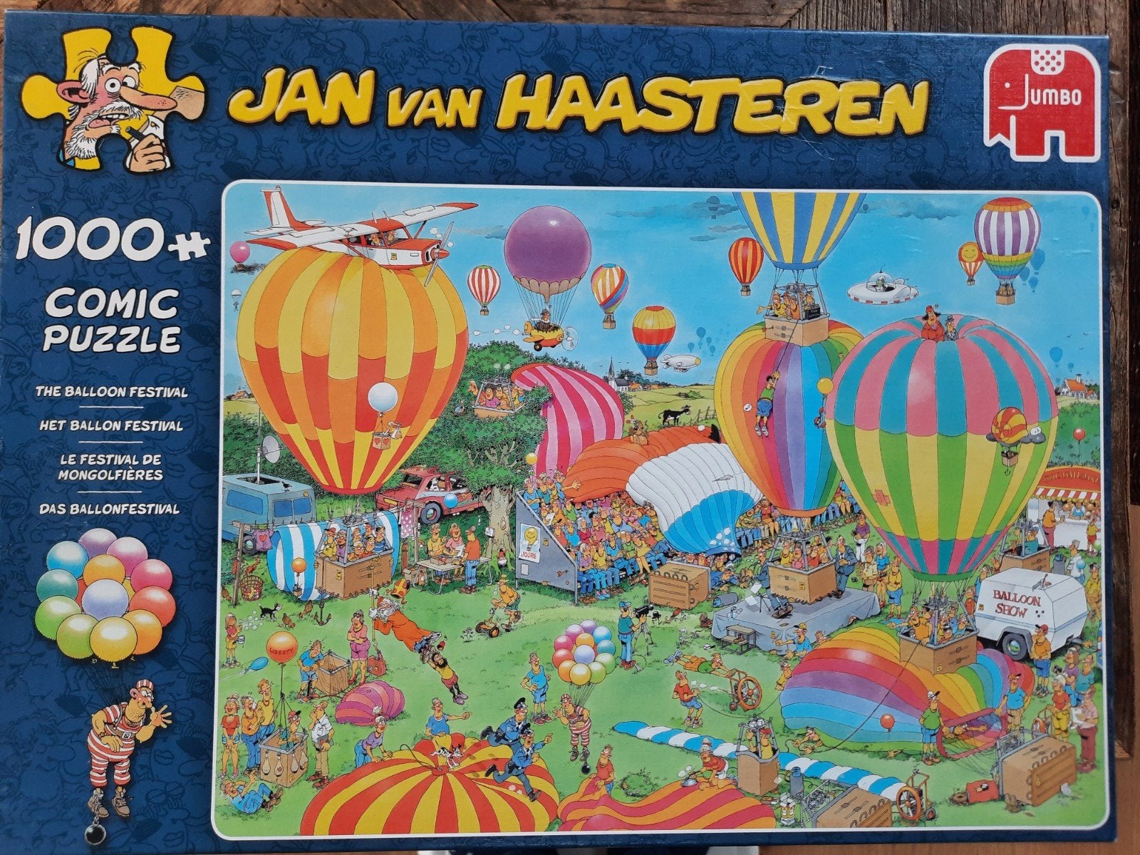 Jan van Haasteren puzzel Het Ballonfestival, Hobby en Vrije tijd, Breien en Haken, Ophalen of Verzenden, Zo goed als nieuw, Haken