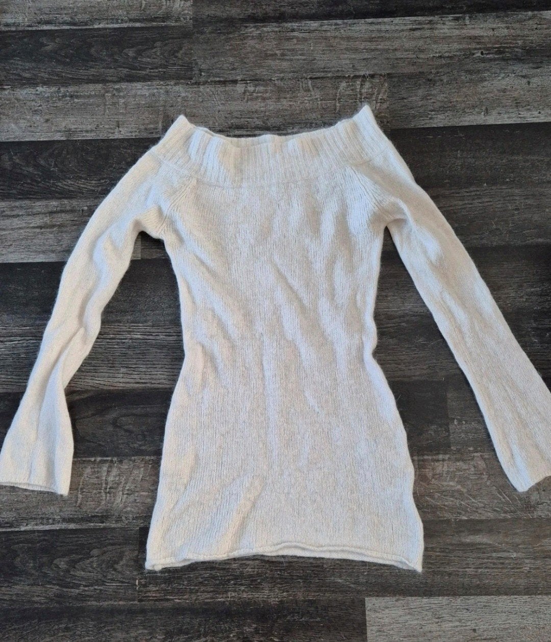 Off the shoulder longline trui, Kleding | Dames, Only, Verzenden, Wit, Maat 34 (XS) of kleiner