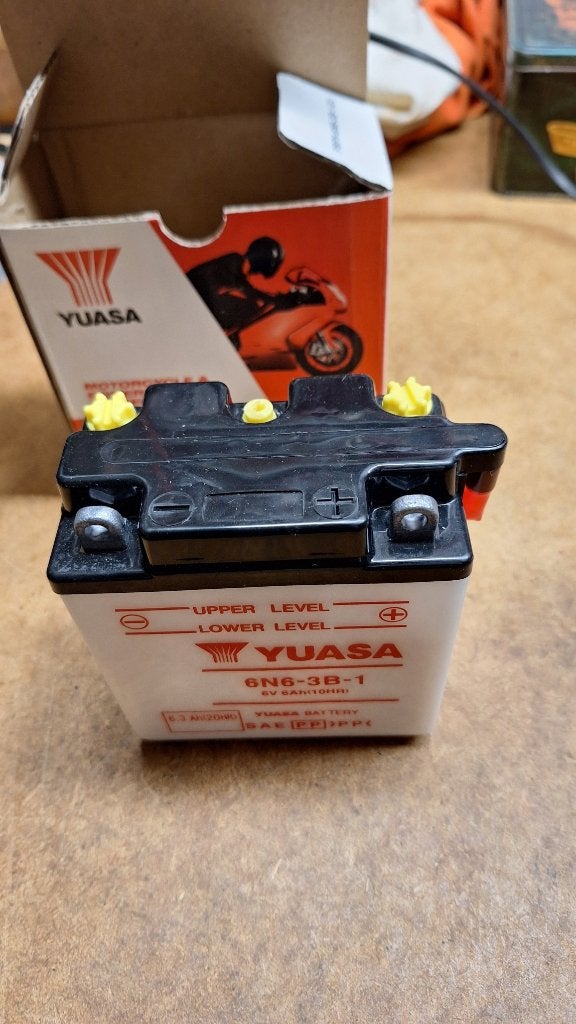 YUASA accu 6V/6,3Ah, Ophalen of Verzenden, Nieuw