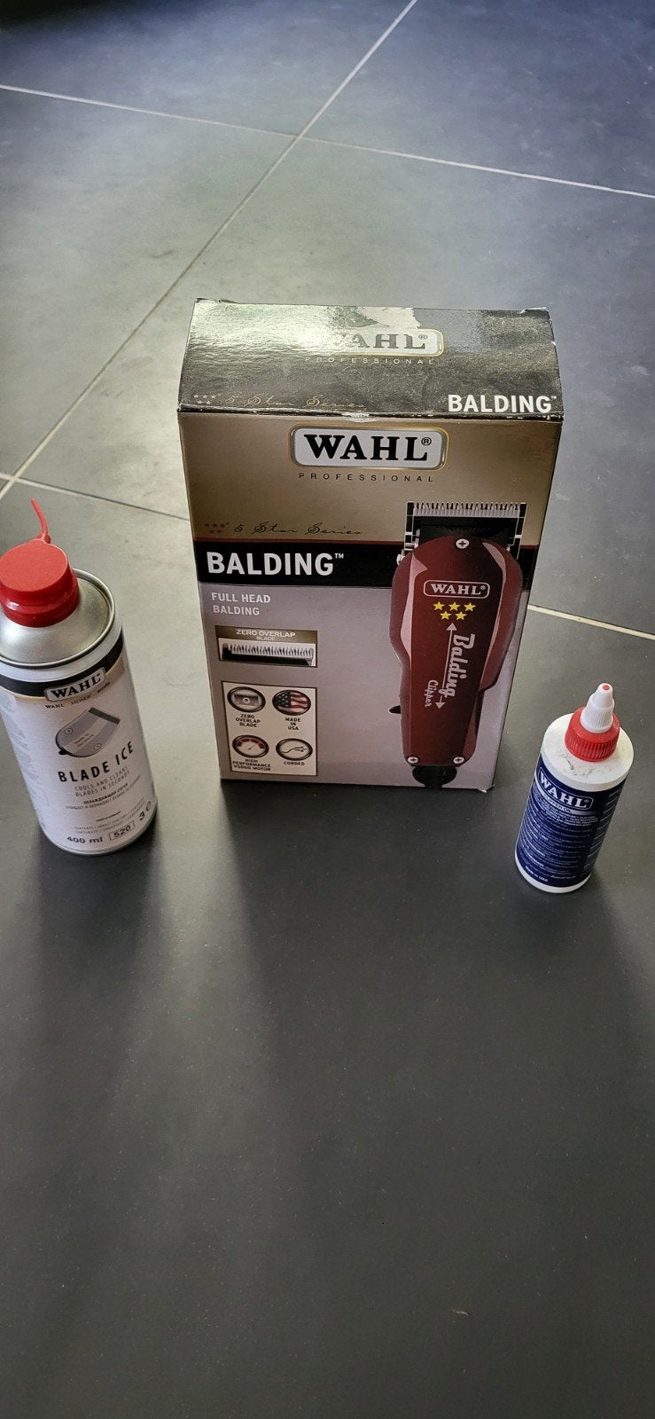 Wahl Balding tondeuse met Blade Ice en Clipper Oil, Ophalen, Zo goed als nieuw, Scheren en Epileren