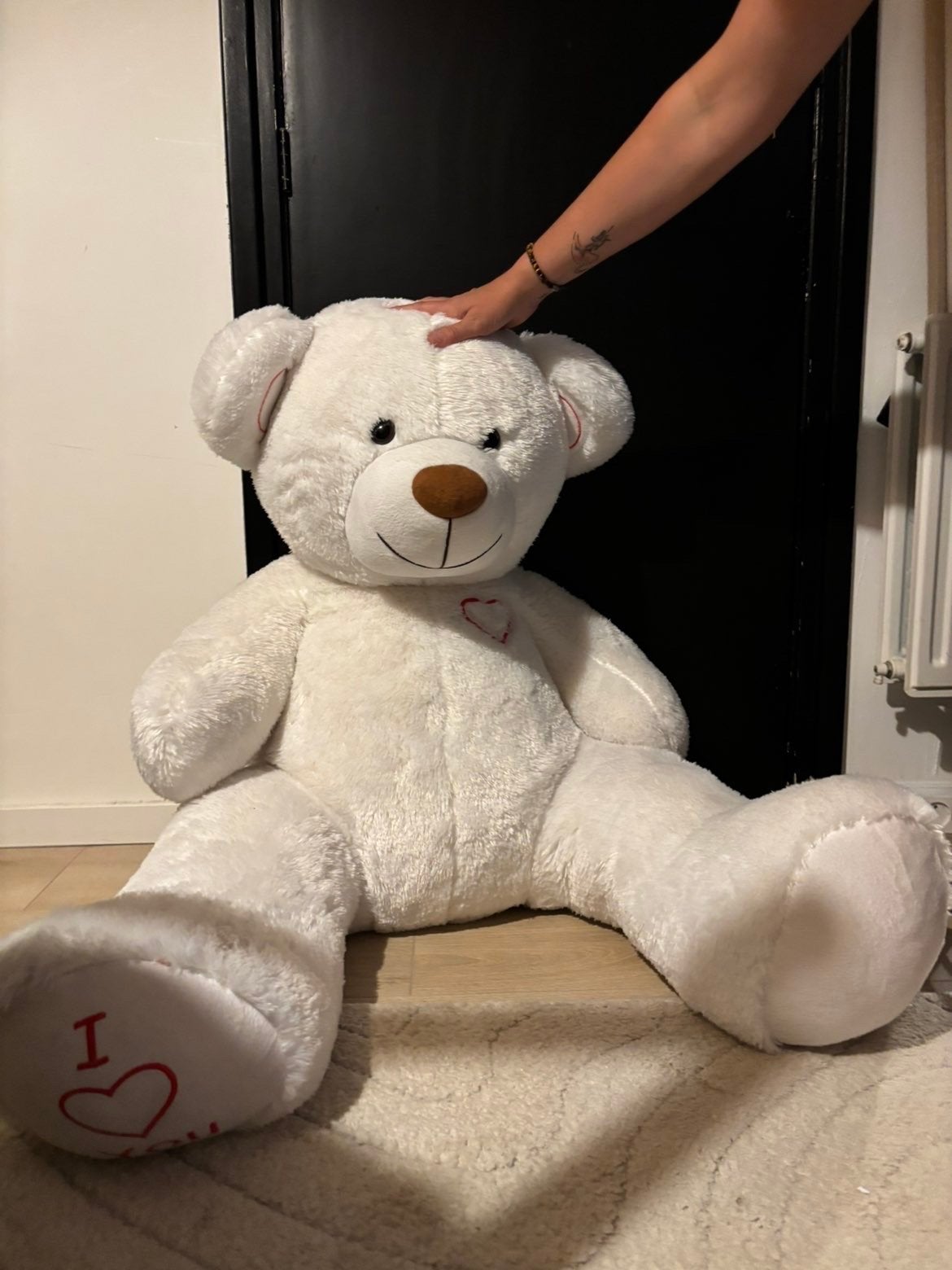 Grote witte knuffelbeer - Perfect om te knuffelen!, Ophalen, Overige merken, Overige karakters, Beer