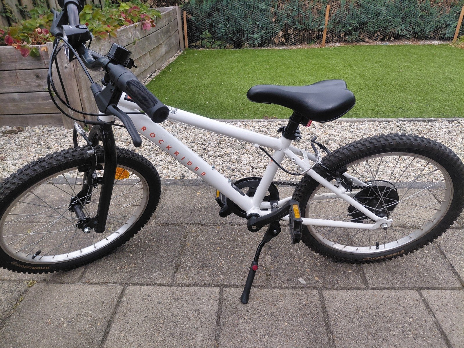 ROCKRIDER Mountainbike 20 inch wit, Ophalen, Zo goed als nieuw, Aluminium, 16 tot 20 inch