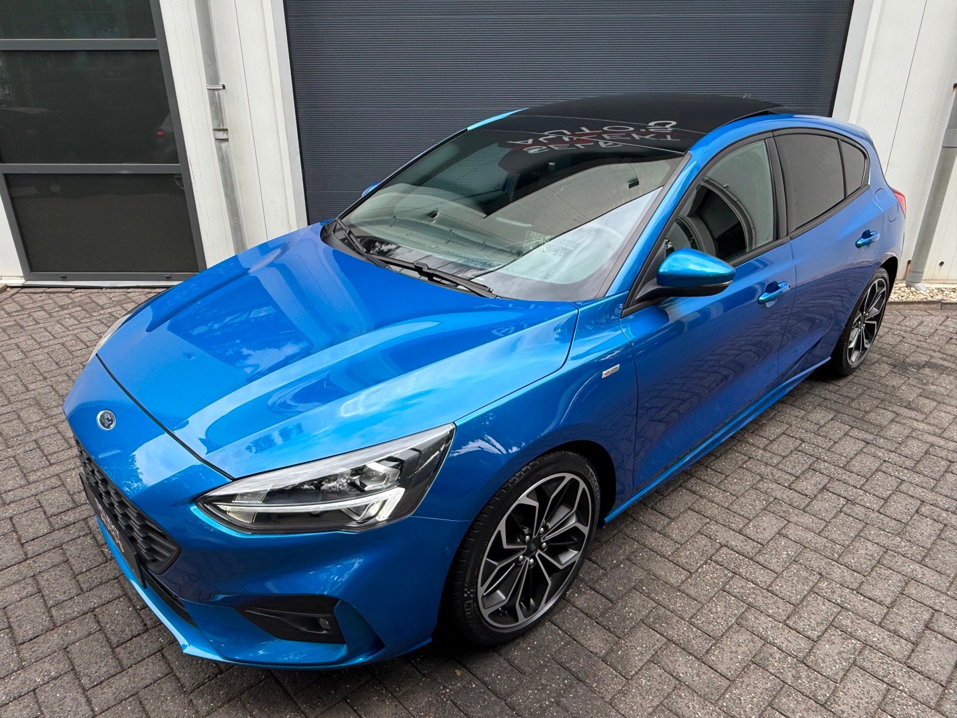Ford Focus 1.0 EcoBoost ST Line 125 Pk Panoramadak/Full Led/, Auto's, Dealer onderhouden, Gebruikt, Blauw, Origineel Nederlands