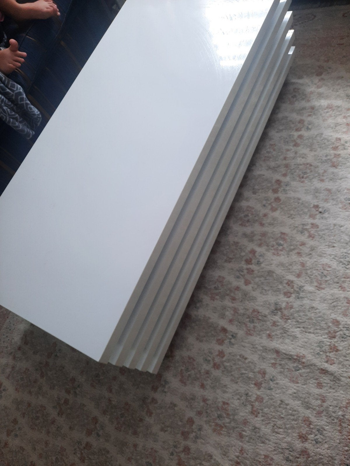 Woonkamertafel 120x60 met gebruiksporen, Ophalen, Gebruikt, 100 tot 150 cm, 50 tot 100 cm