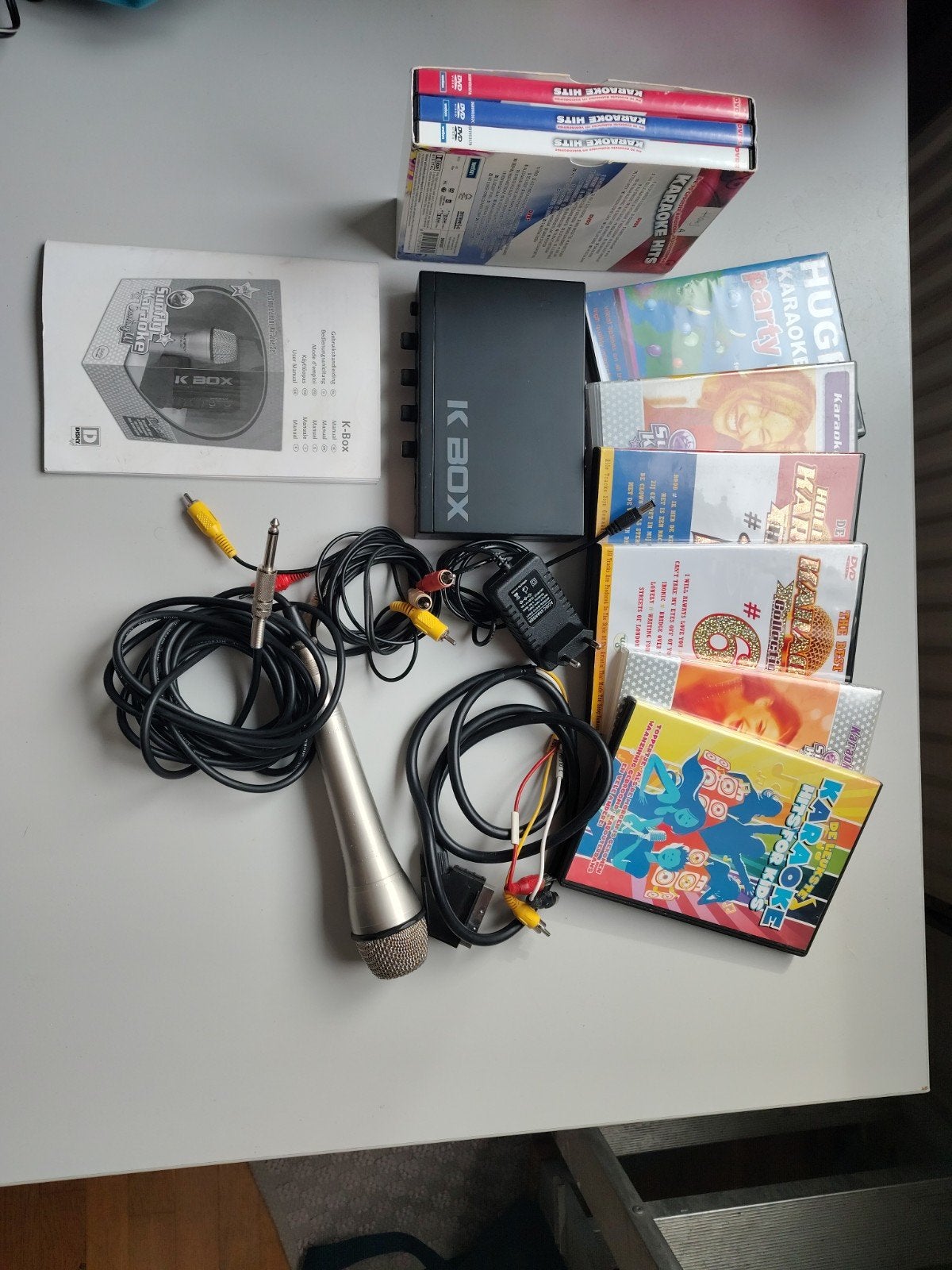Sunfly K Box Karaoke Mixer incl.div.dvd's, Ophalen, Gebruikt, Audio