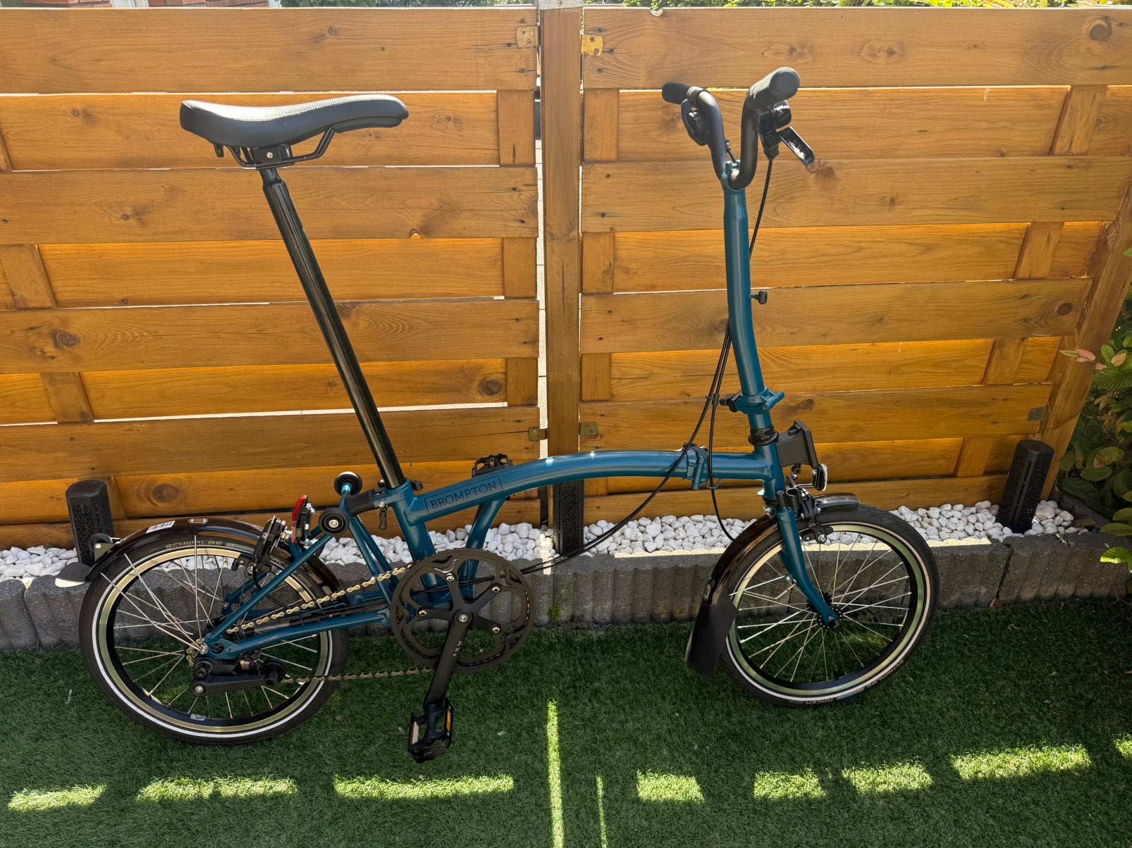 Brompton  C-Line H2L ref Ocean Blu vouwfiets, als nieuw, Fietsen en Brommers, Fietsen | Vouwfietsen, Zo goed als nieuw, Brompton