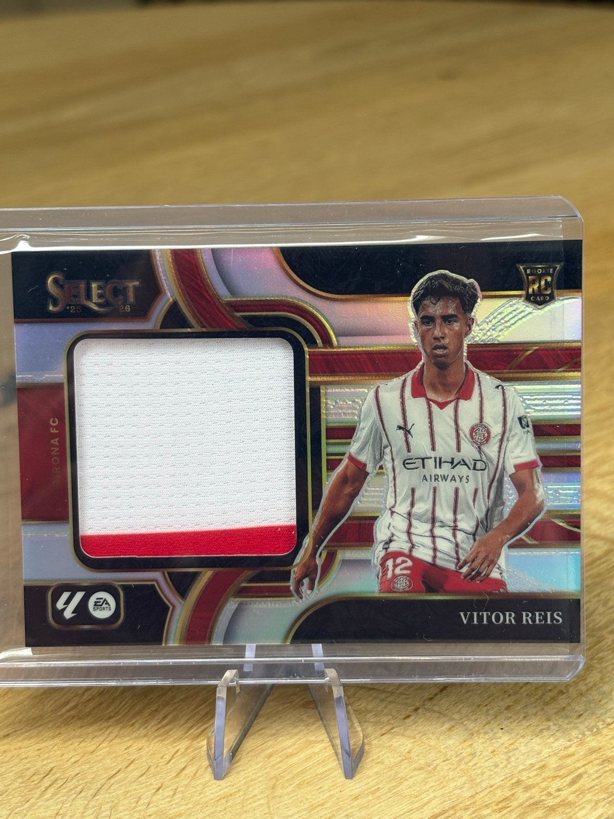Vitor Reis Select Rookie Card met Stofstukje - Girona FC, Ophalen of Verzenden, Zo goed als nieuw, Buitenlandse clubs, Spelerskaart