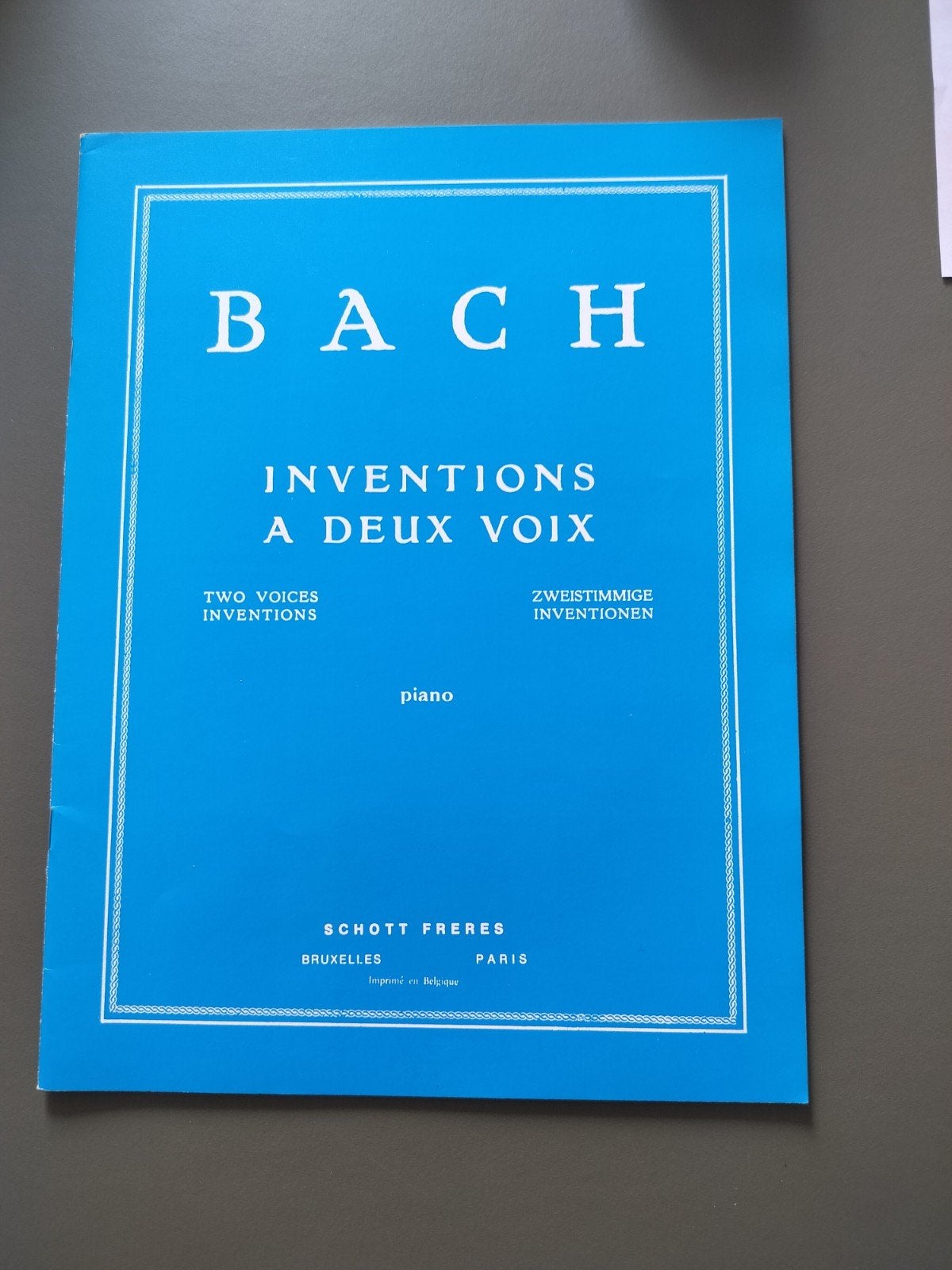 Bach - Inventions a deux voix, Muziek en Instrumenten, Klassiek, Nieuw, Ophalen of Verzenden, Artiest of Componist