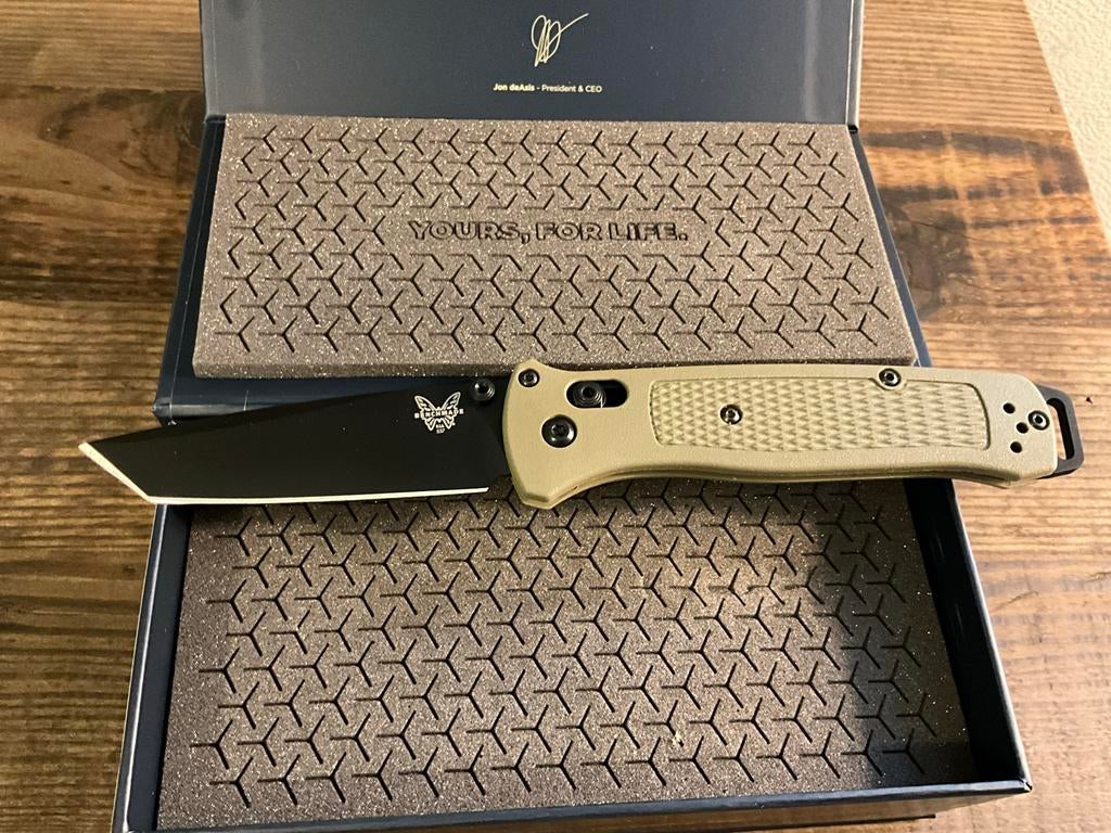 Benchmade Bailout 537BK-06 Black Cerakote CPM S30V Zakmes, Ophalen of Verzenden, Nieuw