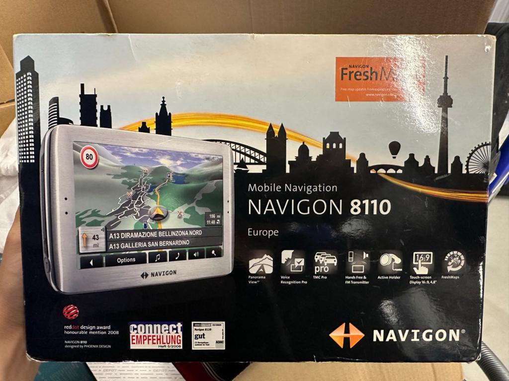 Navigon 8110 Mobiele Navigatie Europa - Nieuw in doos, Ophalen of Verzenden, Nieuw