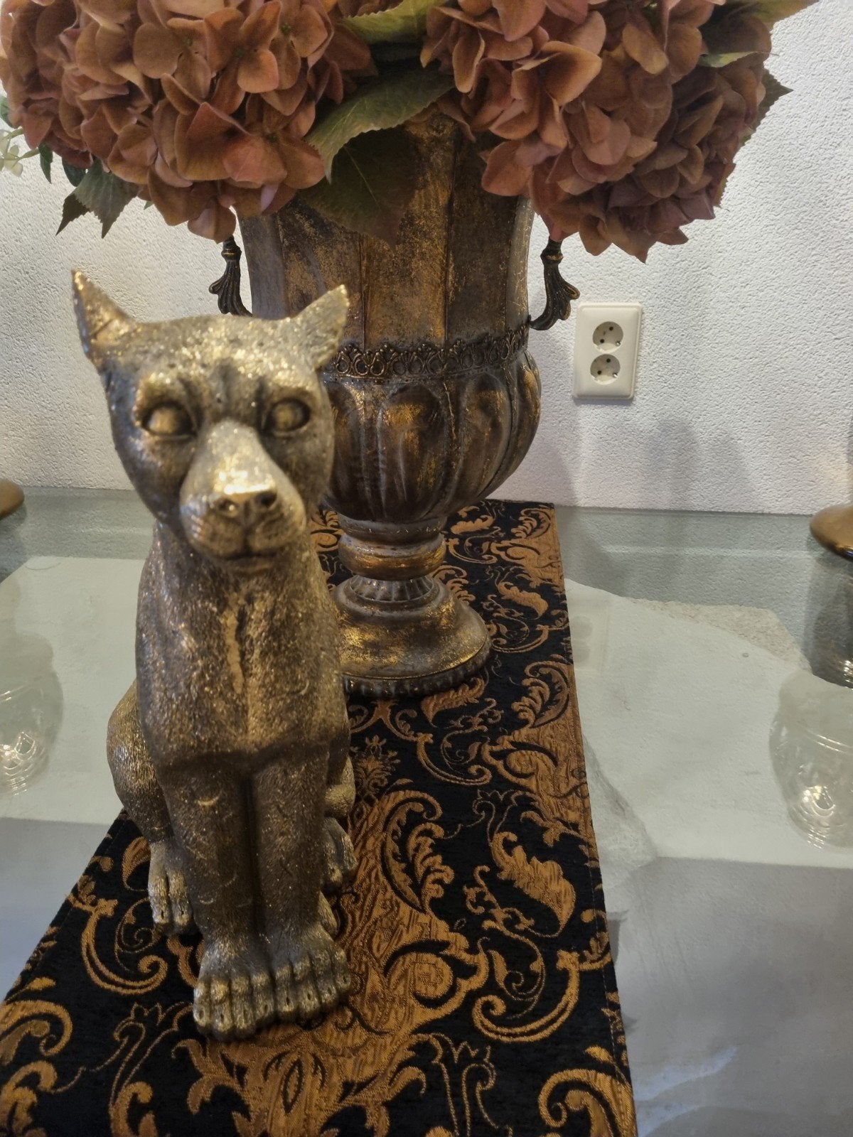 panter goudkleur, Huis en Inrichting, Woonaccessoires | Overige, Ophalen of Verzenden, Zo goed als nieuw
