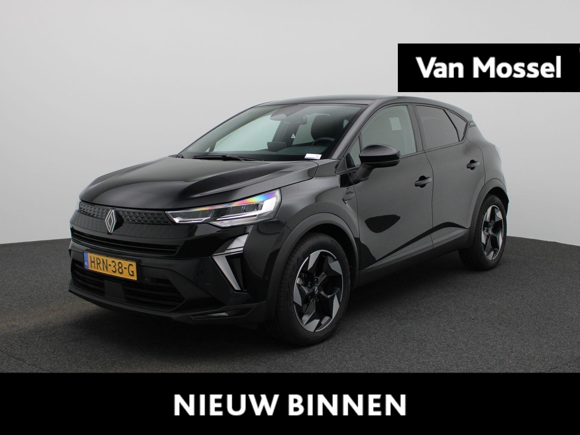 Renault Captur 1.6 E-Tech full hybrid 145 techno | Navigatie, Auto's, 1345 kg, Gebruikt, Zwart, Origineel Nederlands
