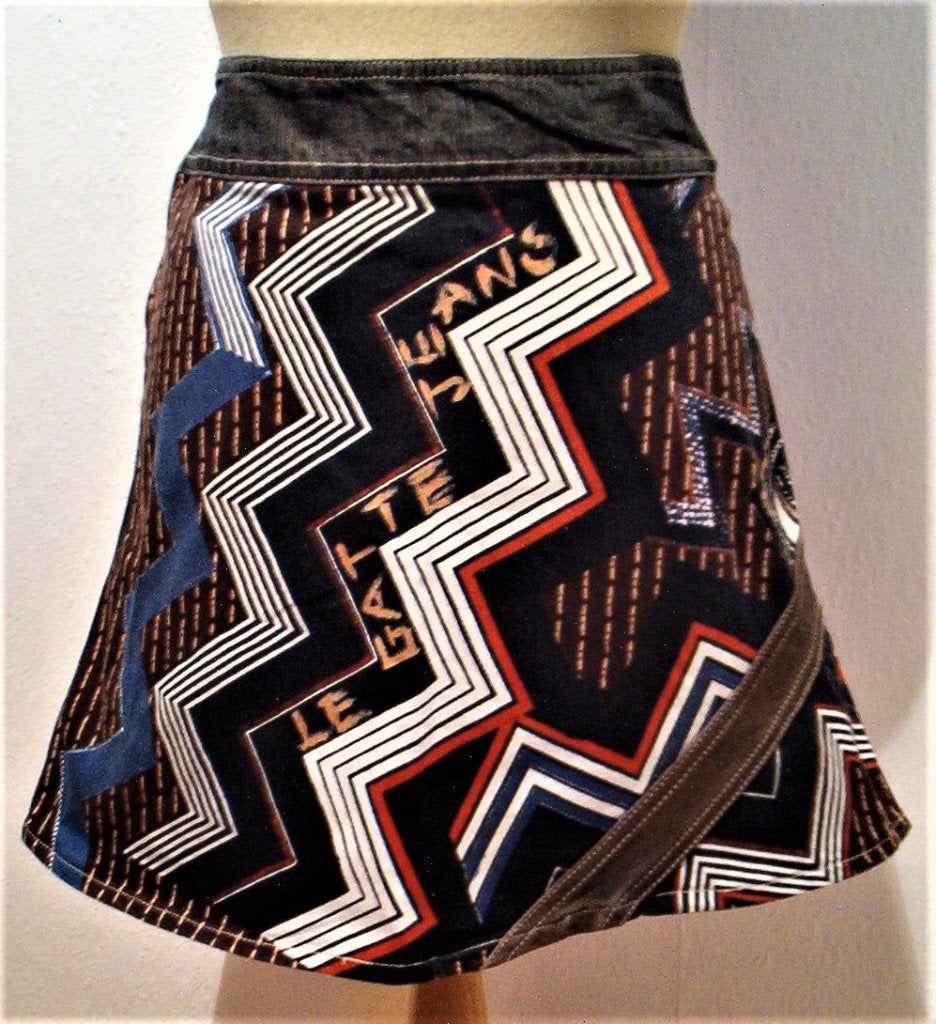 Apart print rokje van Le Gatte (STQ) 38, Kleding | Dames, Maat 38/40 (M), Zo goed als nieuw, Boven de knie, Meerkleurig