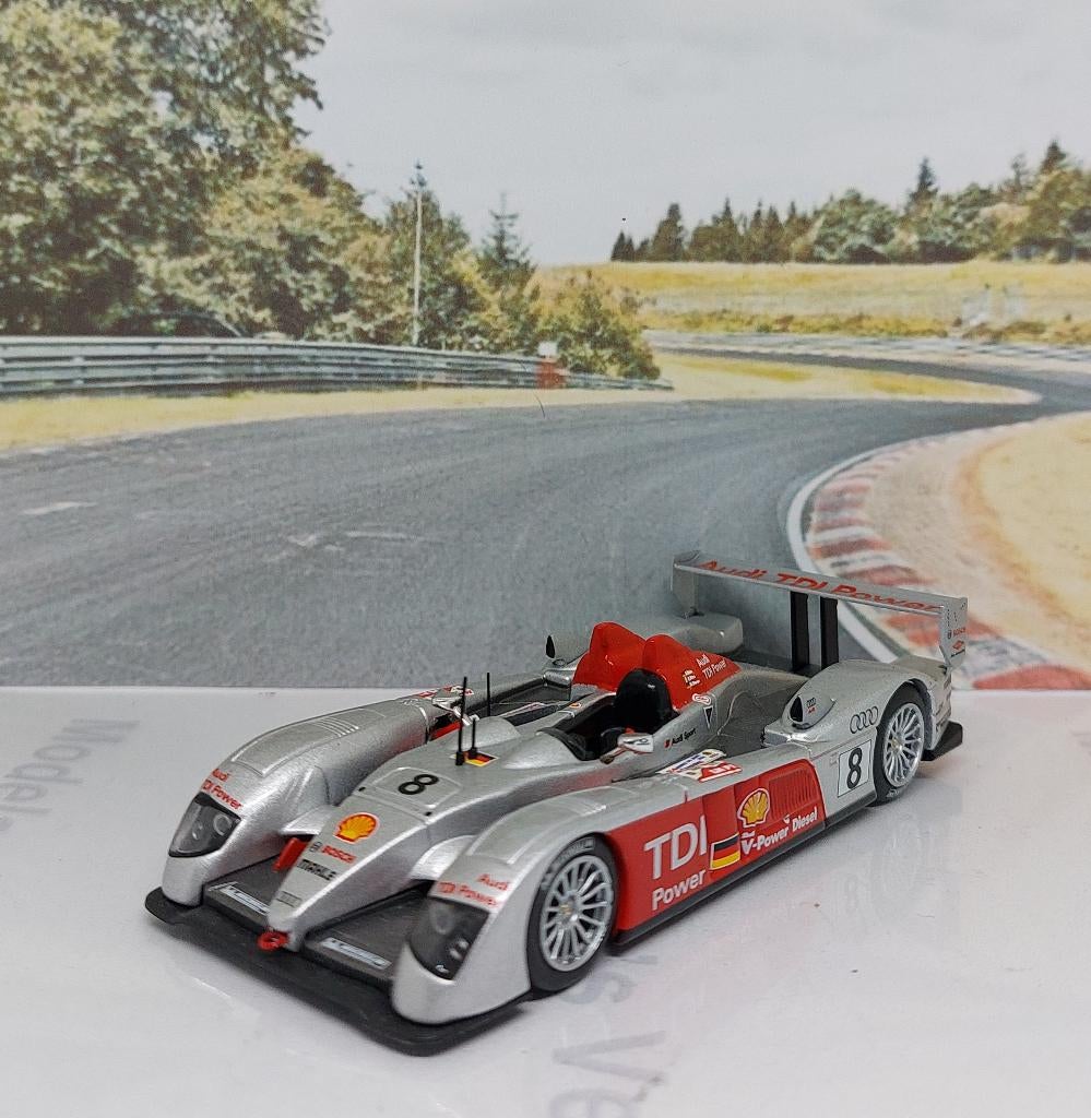 1:43 Audi R10 Roadster #8; Le Mans 2006; Altaya/Ixo LM2006, Ophalen of Verzenden, Gebruikt, Auto, Overige merken