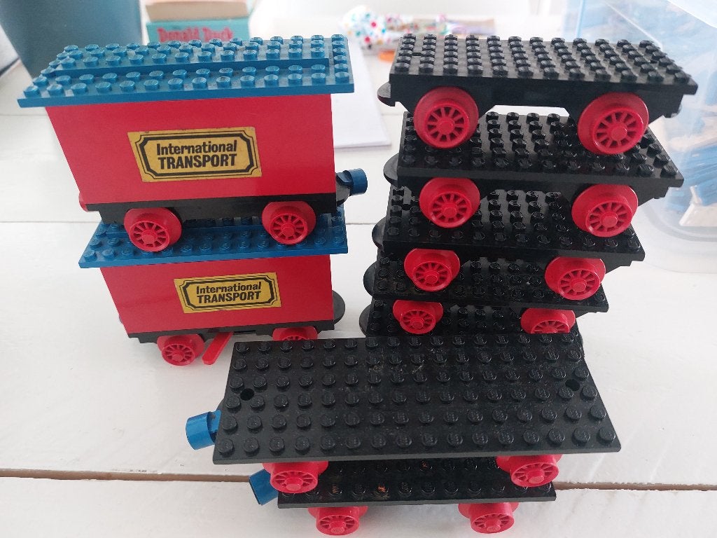 lego wagons 9stuks divers, Ophalen of Verzenden