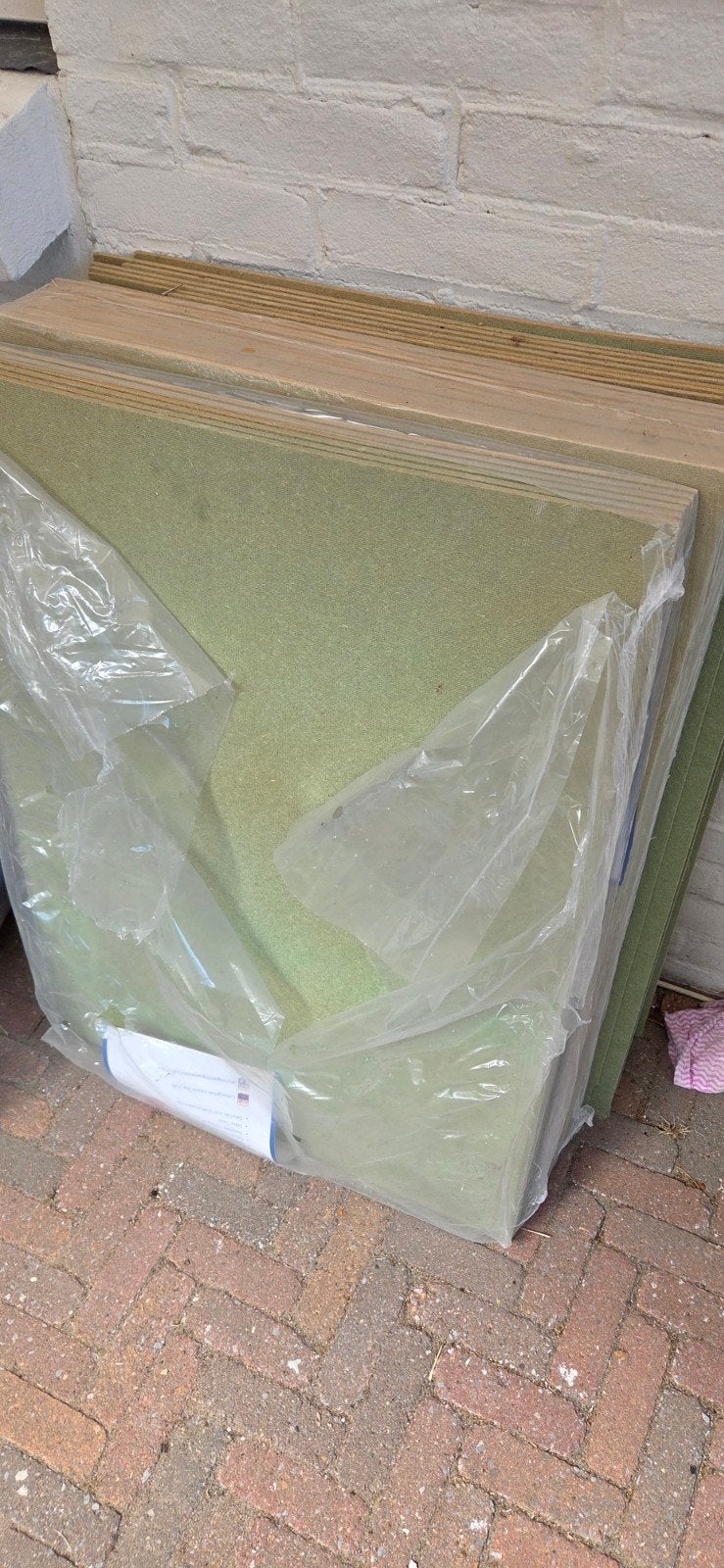 ondervloer groene platen, Ophalen, Overige materialen, 30 cm of meer, 50 tot 150 cm