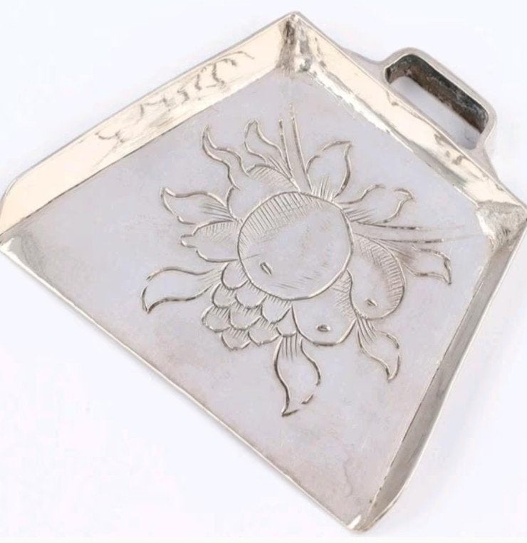 Prachtig miniatuur blik zilver 18e Eeuws, Ophalen of Verzenden, Zilver