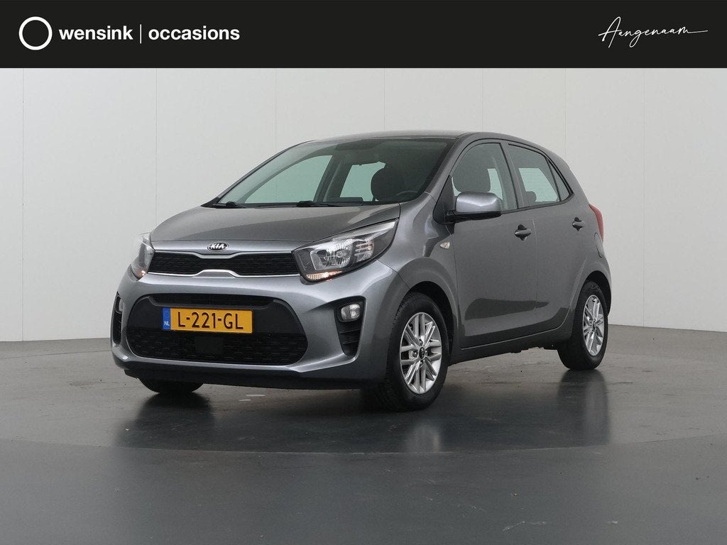 Kia Picanto 1.0 DPi DynamicLine | Navigatie | Airconditionin, Auto's, Kia, Voorwielaandrijving, Stof, Gebruikt, 4 stoelen