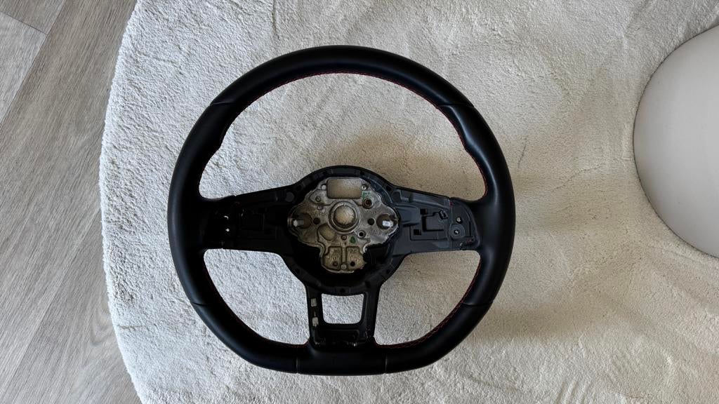 Origineel lederen Golf 7 of 7,5 GTI stuur, Auto-onderdelen, Ophalen of Verzenden, Gebruikt, Volkswagen
