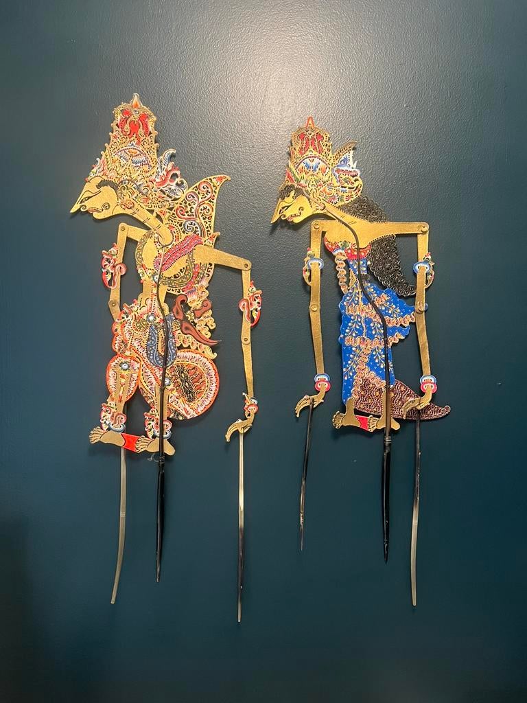 Javaanse wajang poppen, Ophalen of Verzenden