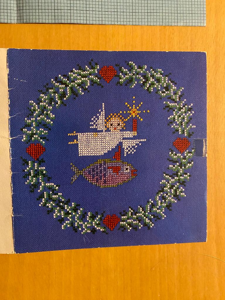 borduurpatronen kerstkaarten 2 stuks, Hobby en Vrije tijd, Ophalen of Verzenden, Nieuw, Patroon