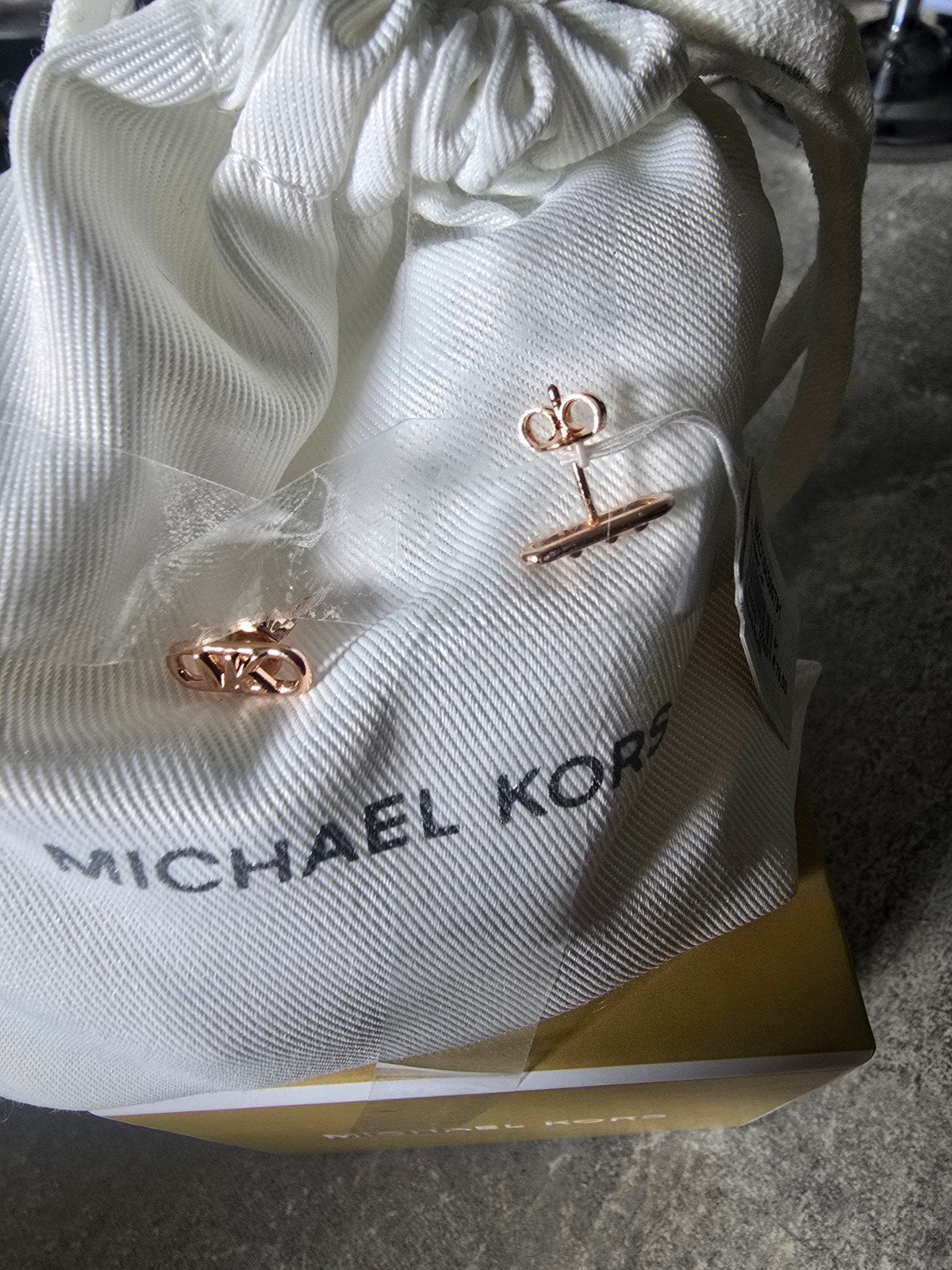 Michael Kors MKC164300791 Oorbellen Roségoud Sterling Zilver, Ophalen of Verzenden