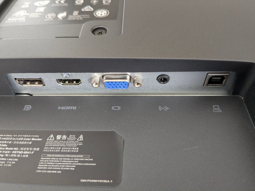 HP EliteDisplay E240c, Computers en Software, Monitoren, HP EliteDisplay ., Gebruikt, Full HD, Ophalen of Verzenden