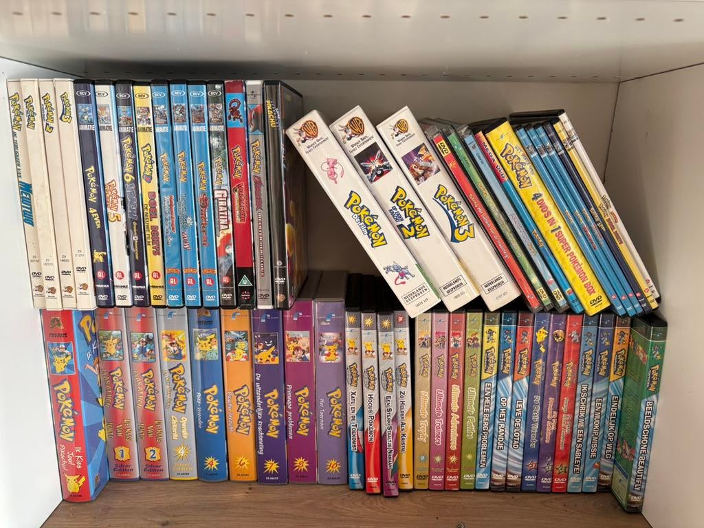 Pokemon Dvd Collectie / VHS, Ophalen, Zo goed als nieuw