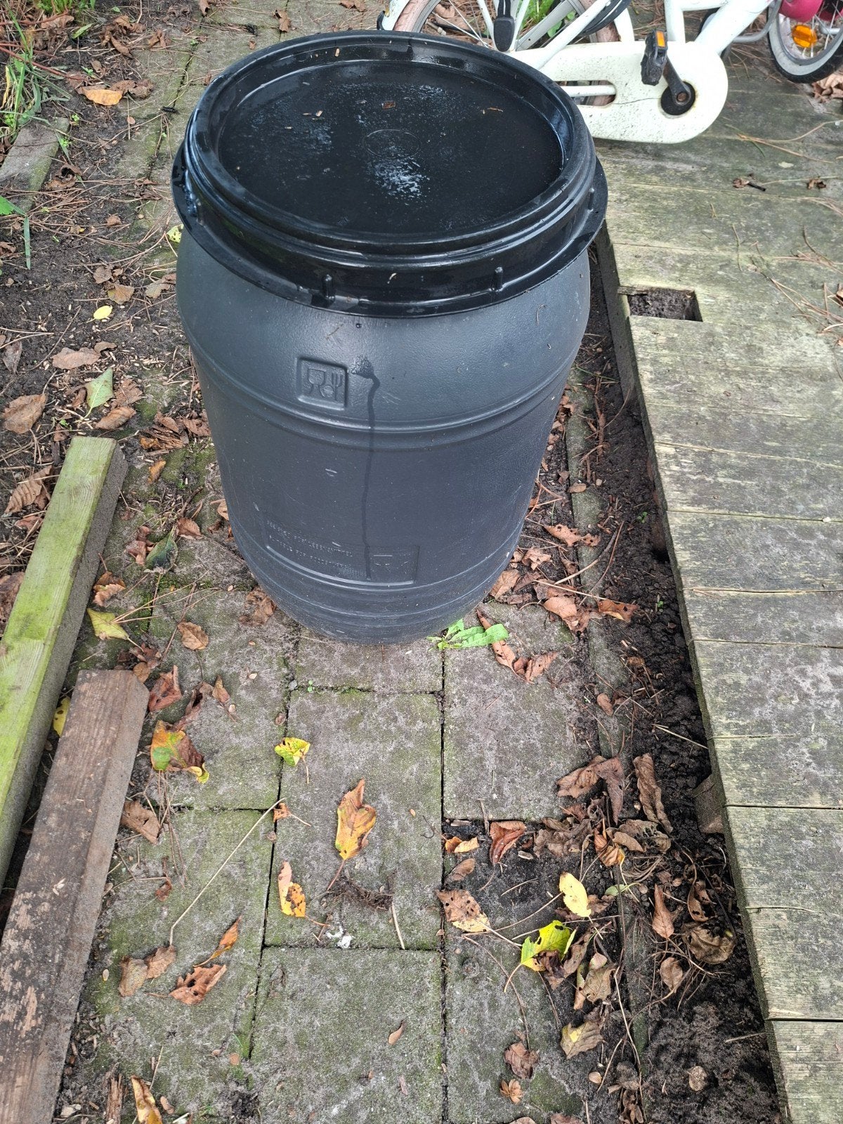 voerton, 150 liter of meer, Ophalen of Verzenden, Gebruikt