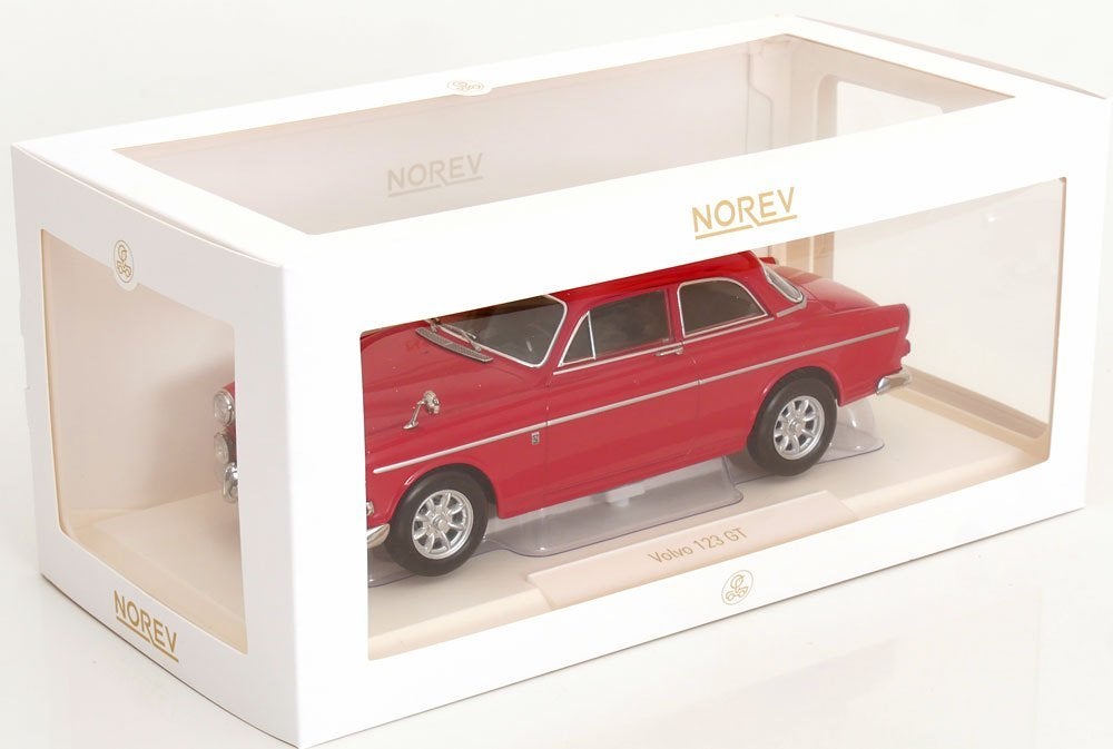 Norev 1:18  Volvo 123 GT 1968 Red, -, Nieuw, Norev, Ophalen of Verzenden