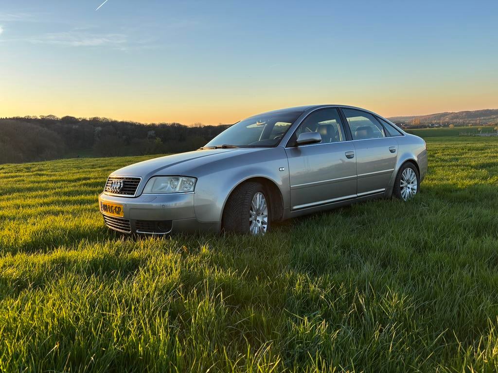Audi A6 2.4 V6 Quattro 125KW AUT 2003 Grijs, Auto's, Audi, Particulier, A6, 4x4, ABS, Airbags, Airconditioning, Alarm, Automatische klimaatregeling