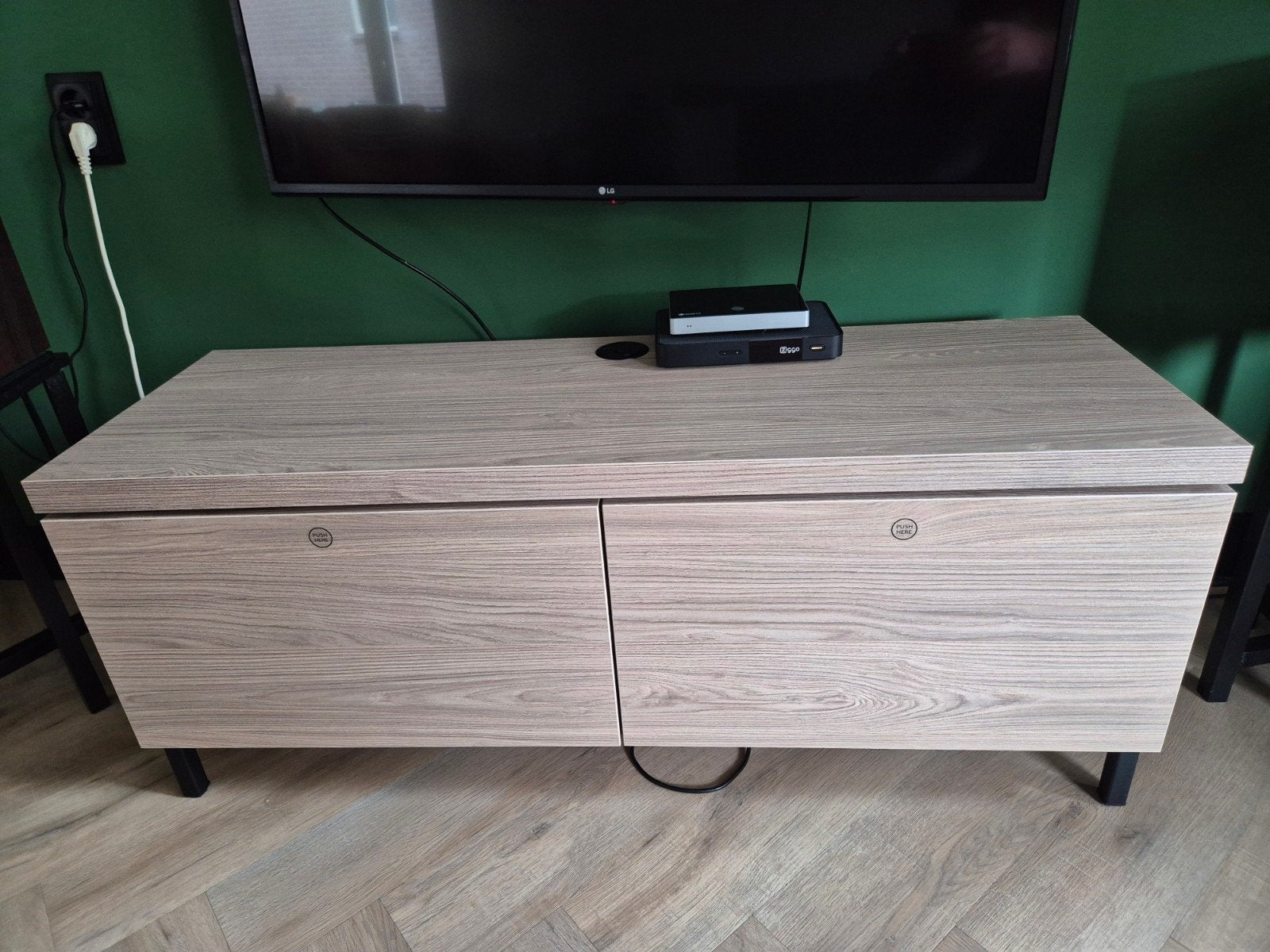Modern TV-meubel 121x40x50 cm - Stijlvol en functioneel, Gebruikt, 100 tot 150 cm, Ophalen of Verzenden, Minder dan 100 cm