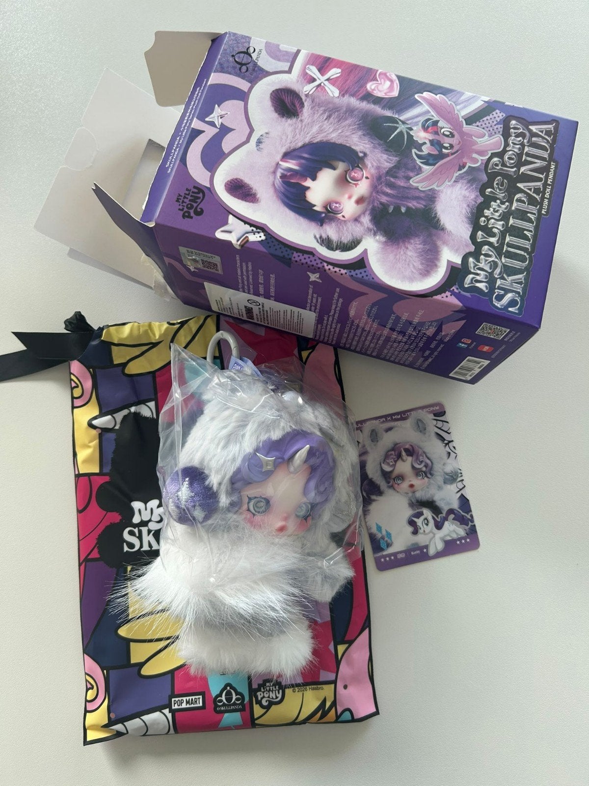 My Little Pony SKULLPANDA Doll Rarity, Paars, Met doos, Overige merken, Overige typen