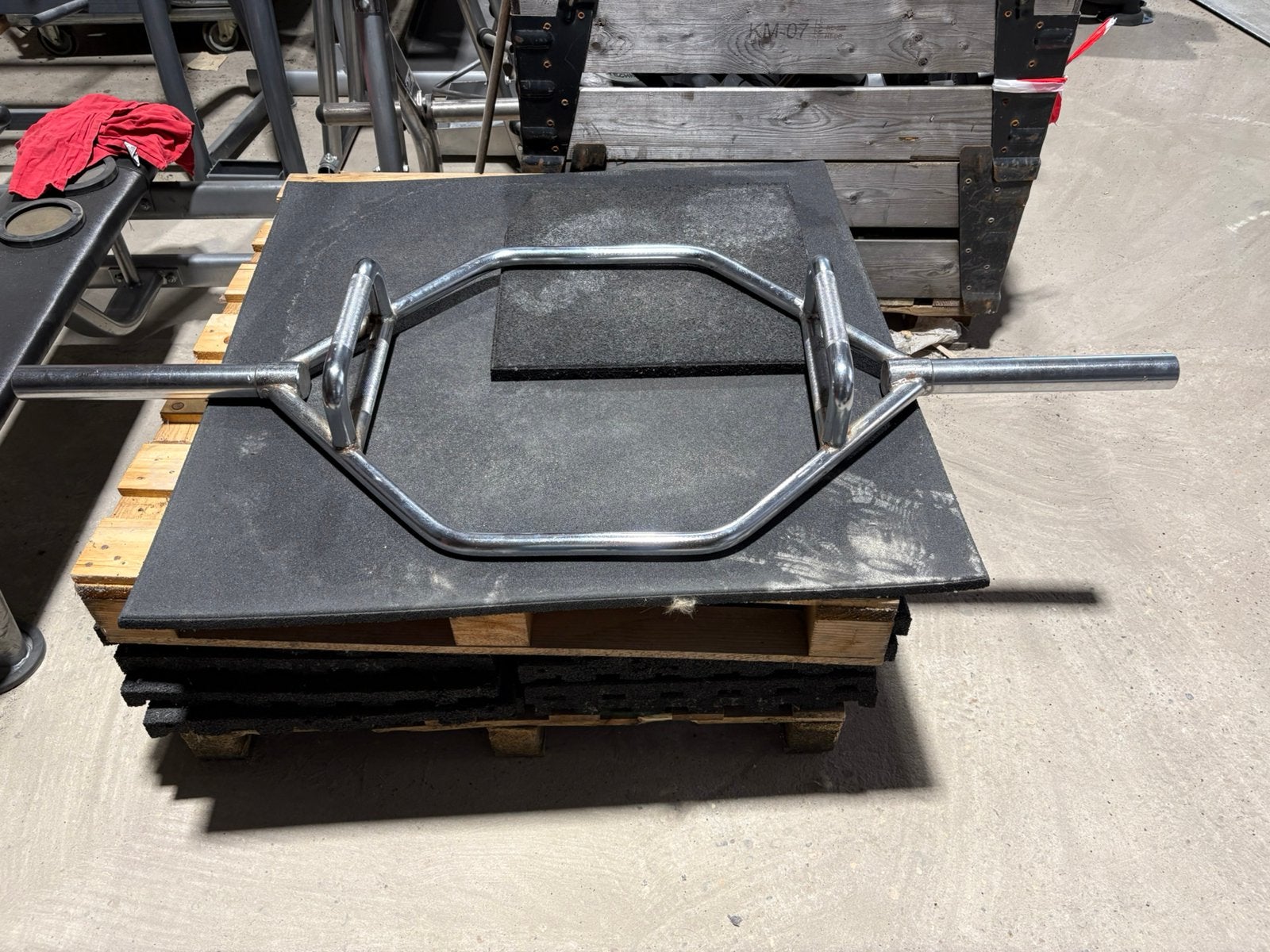 Hex bar olympische halter  stang 50 mm, Ophalen, Gebruikt, Halter stang, Hex bar
