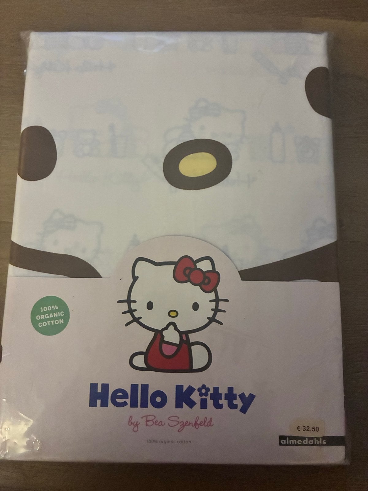 Hello Kitty dekbedovertrek - 100% biologisch katoen, Ophalen, Overige merken, Meisje, Wit