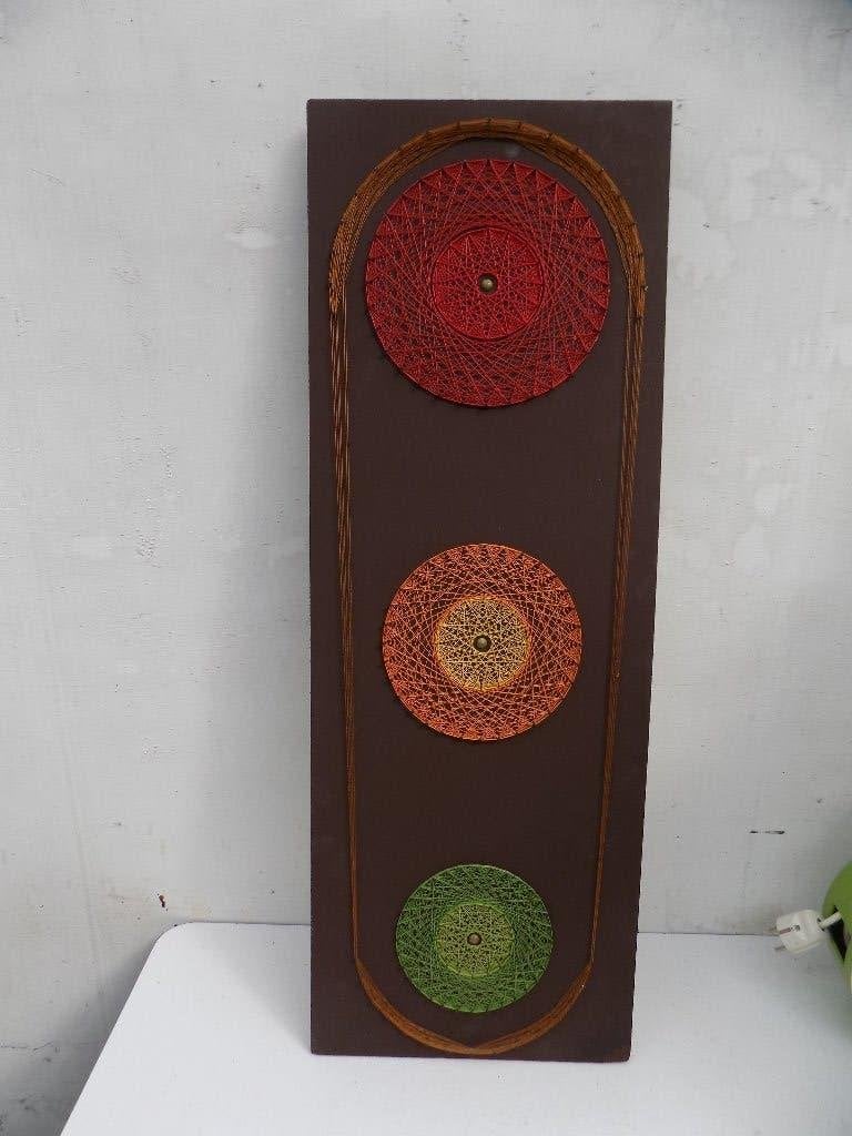 Wanddecoratie typerend jaren 70 vintage tijdsbeeld, Ophalen of Verzenden, Gebruikt
