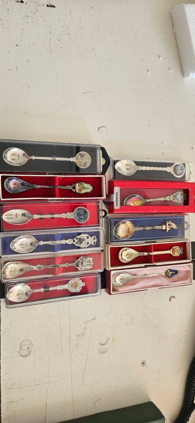 11 Souvenir Lepeltjes - Diverse Steden en Landen, Ophalen of Verzenden