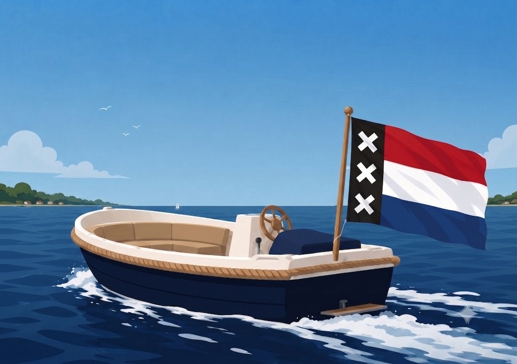 Sloepvlag stadsvlag voor je boot, Ophalen of Verzenden, Nieuw, Overige typen