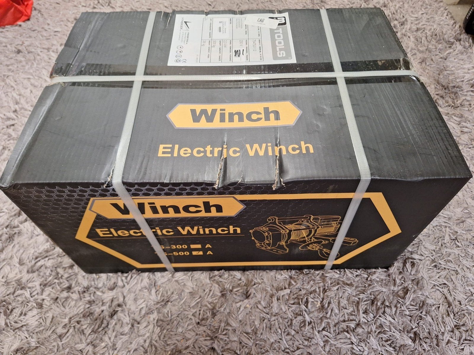Nieuwe elektrische lier 500 kg - 2,3 kW, Ophalen, Nieuw, Elektrisch