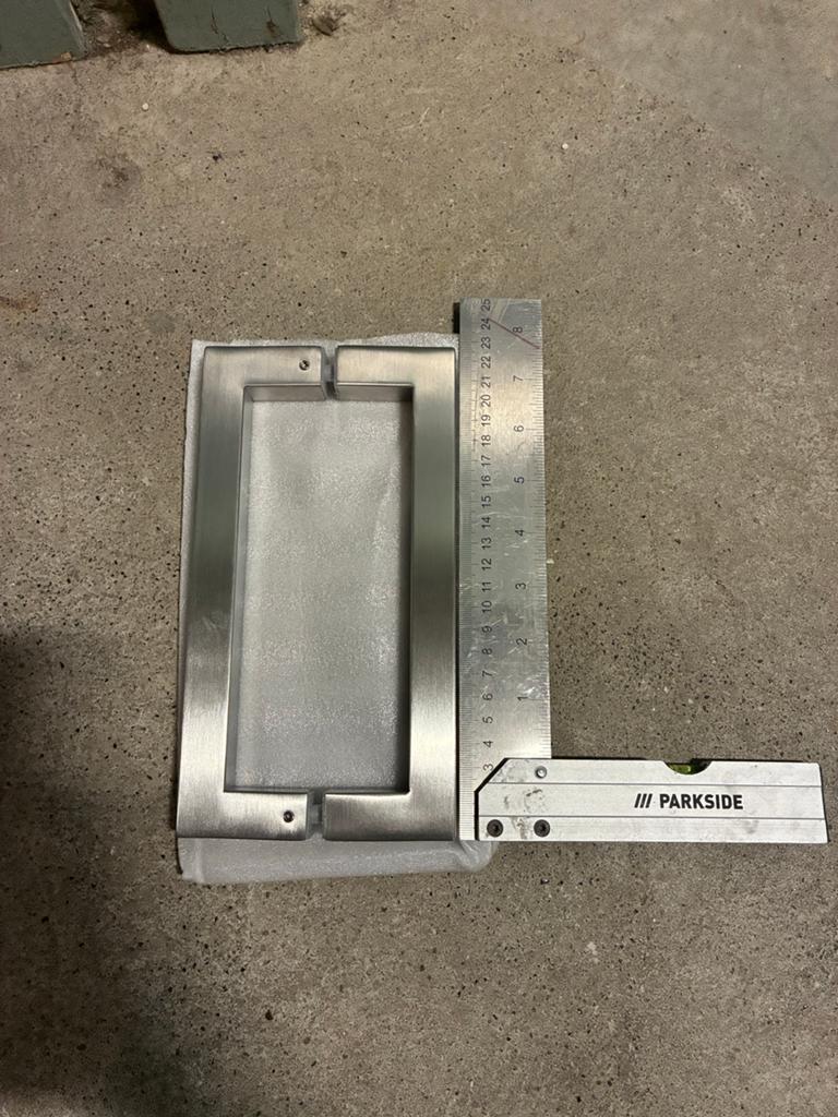 RVS Douchedeur Handvat 22cm - Saniclear Modern Exclusief, Ophalen, Nieuw, Rvs, Overige typen