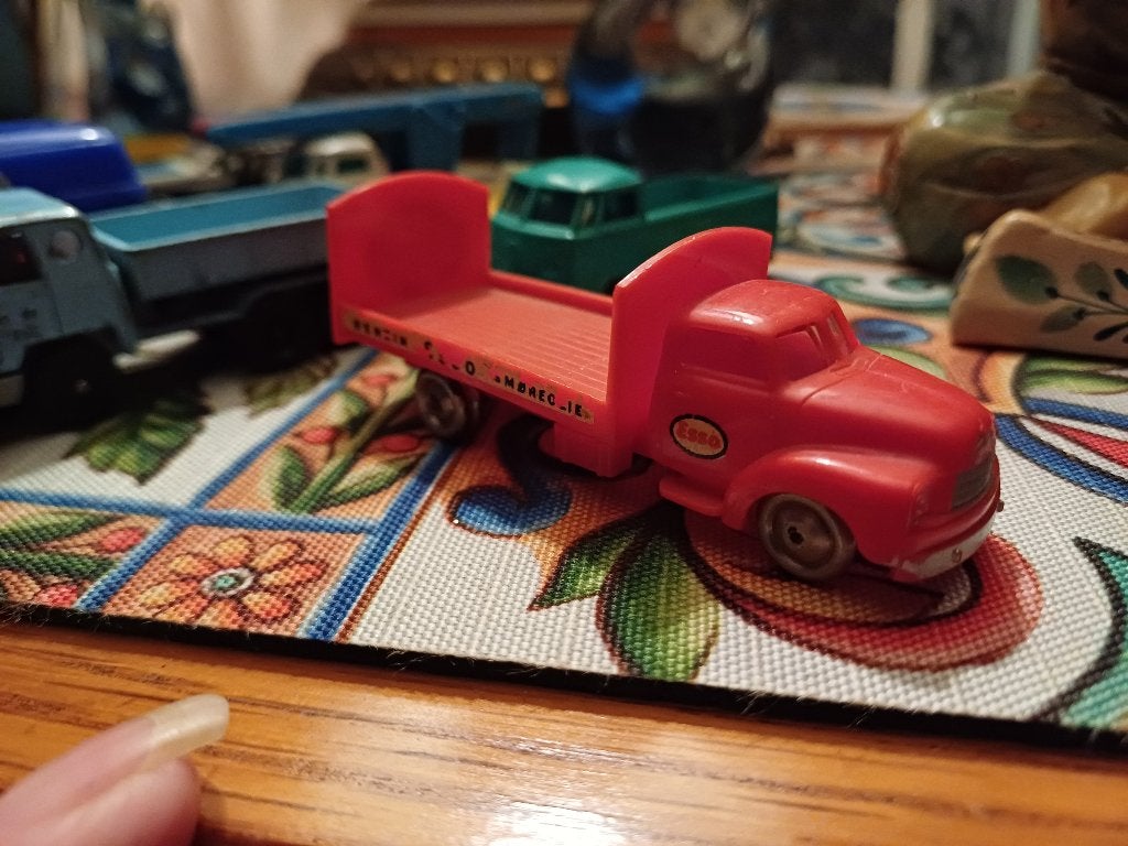 lego vrachtwagen esso, mooi model, Ophalen of Verzenden, Zo goed als nieuw, Auto