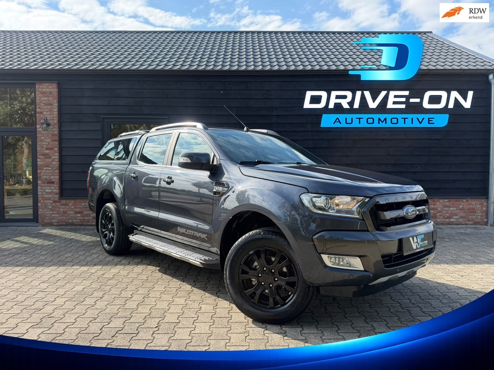 Ford Ranger 3.2 TDCi Wildtrak - 5 persoons - Hardtop - Zeer, Automaat, Gebruikt, Zwart, Leder en Stof
