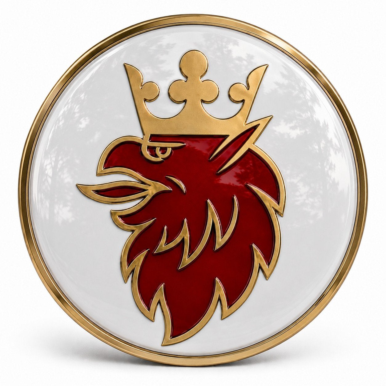 Handgemaakt Scania-embleem – voor carrosserie & interieur, Ophalen of Verzenden
