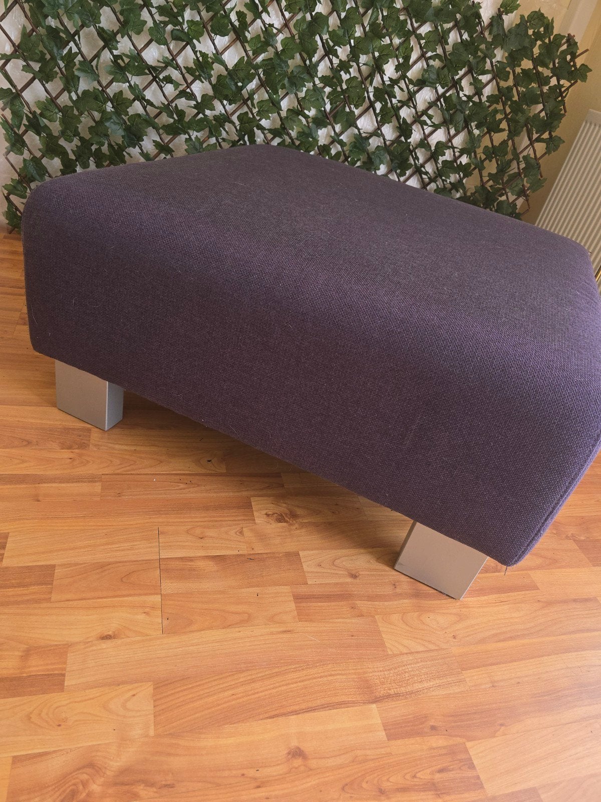 Hocker 92x92cm grijs, Ophalen, Gebruikt, 75 tot 100 cm, 75 tot 100 cm