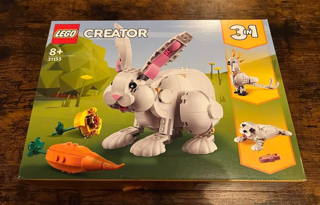 Lego creator wit konijn 31133, Compleet, Lego, Ophalen of Verzenden, Zo goed als nieuw