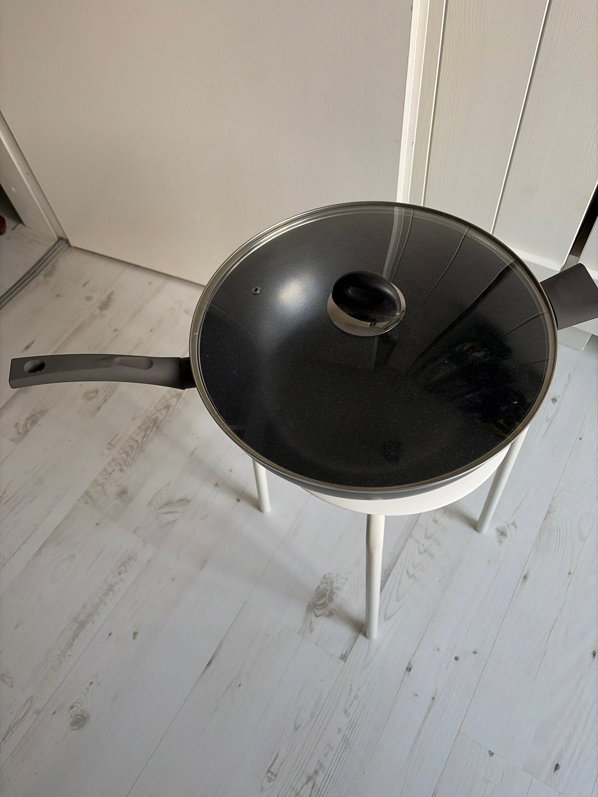 ISENVI Healthy Cookware Wokpan met Deksel, Ophalen, Overige materialen, Antiaanbaklaag, Zo goed als nieuw