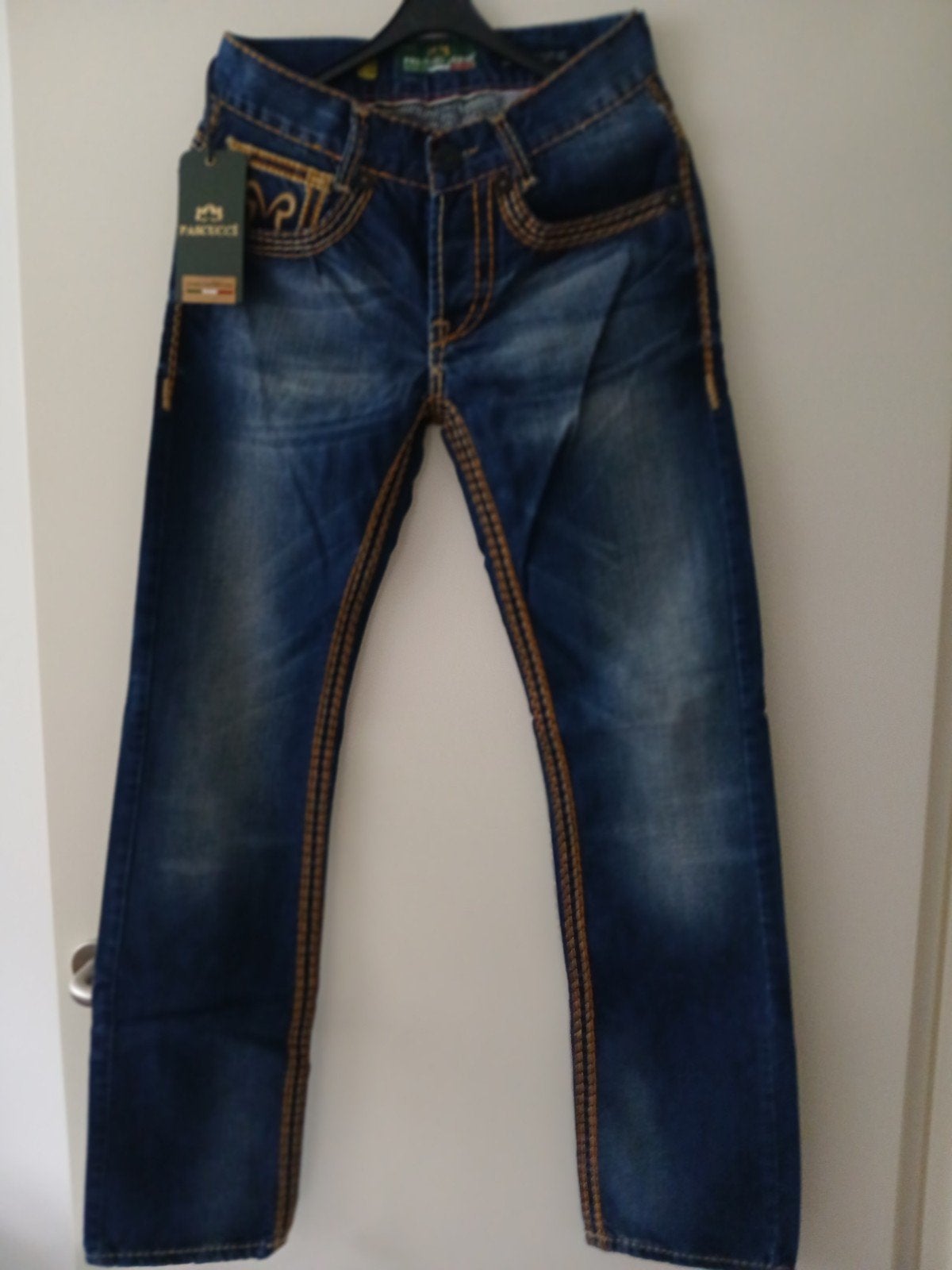Pascucci Nieuwe Blauwe Jeans Maat W29/L34, Blauw, Nieuw, W32 (confectie 46) of kleiner, Ophalen of Verzenden